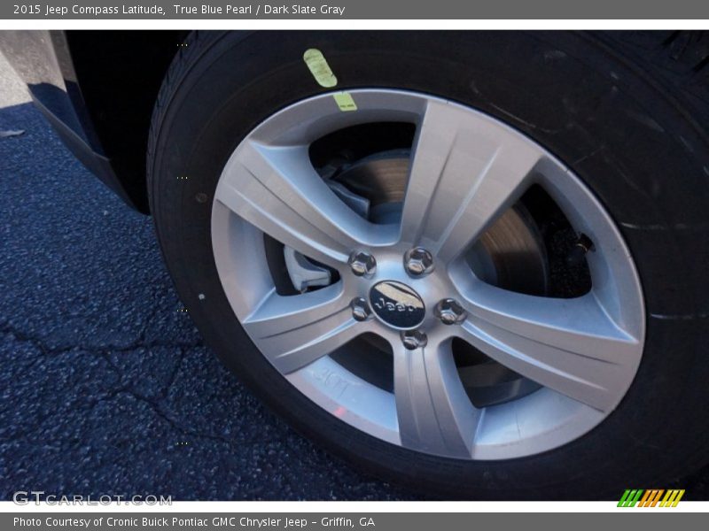 True Blue Pearl / Dark Slate Gray 2015 Jeep Compass Latitude