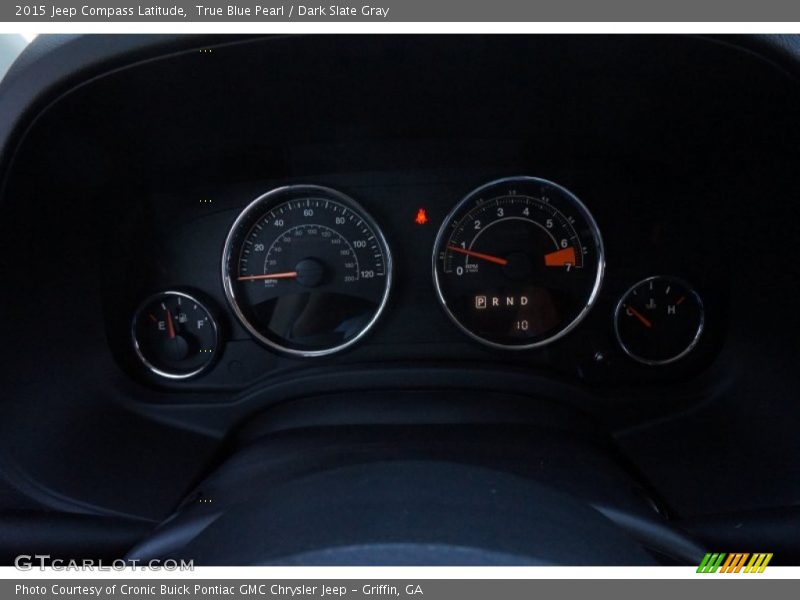 True Blue Pearl / Dark Slate Gray 2015 Jeep Compass Latitude
