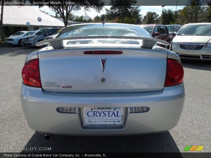 Quicksilver Metallic / Ebony 2009 Pontiac G5