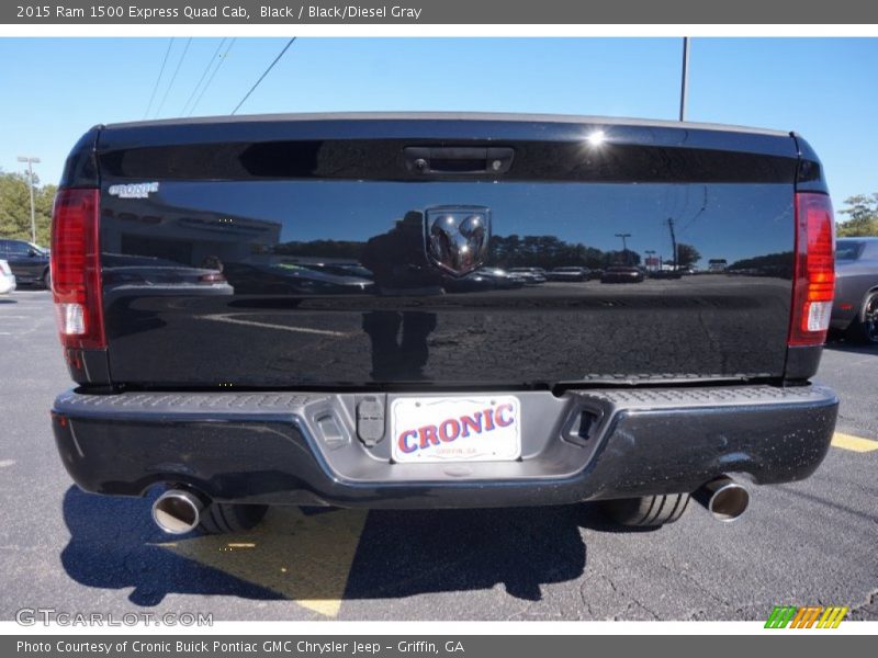 Black / Black/Diesel Gray 2015 Ram 1500 Express Quad Cab