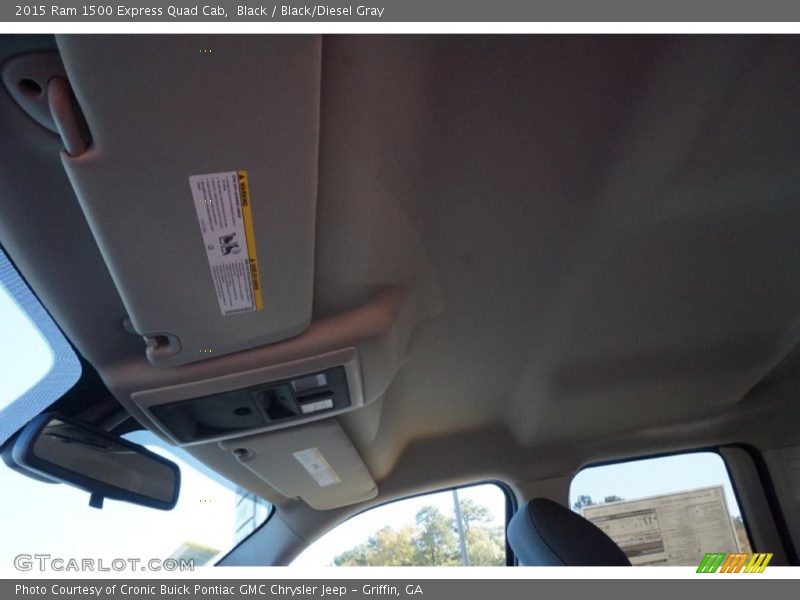 Black / Black/Diesel Gray 2015 Ram 1500 Express Quad Cab