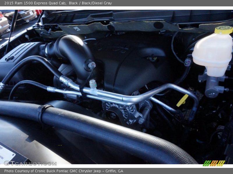 Black / Black/Diesel Gray 2015 Ram 1500 Express Quad Cab