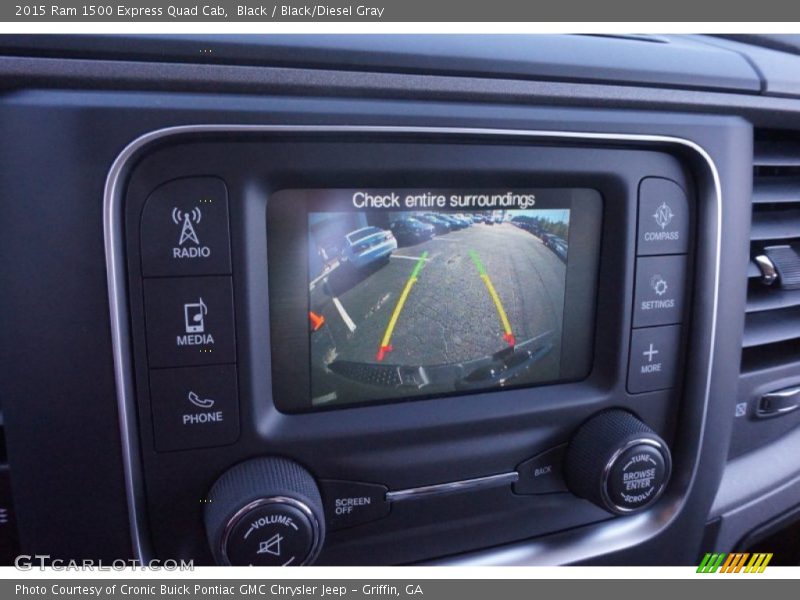 Black / Black/Diesel Gray 2015 Ram 1500 Express Quad Cab