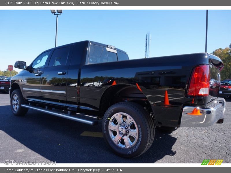 Black / Black/Diesel Gray 2015 Ram 2500 Big Horn Crew Cab 4x4