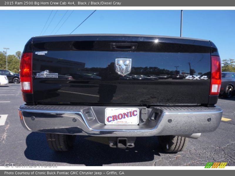 Black / Black/Diesel Gray 2015 Ram 2500 Big Horn Crew Cab 4x4