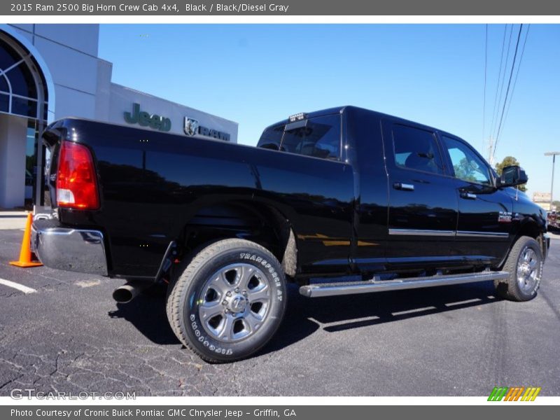 Black / Black/Diesel Gray 2015 Ram 2500 Big Horn Crew Cab 4x4