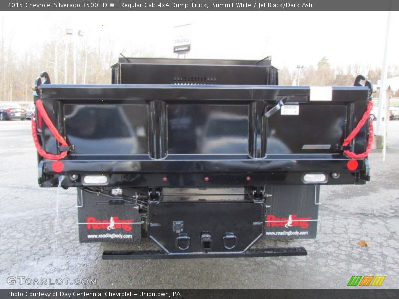 Summit White / Jet Black/Dark Ash 2015 Chevrolet Silverado 3500HD WT Regular Cab 4x4 Dump Truck