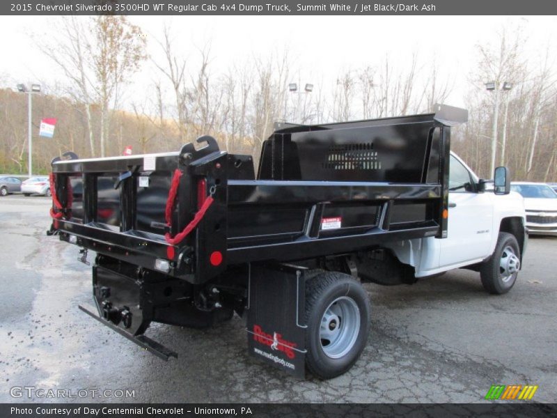 Summit White / Jet Black/Dark Ash 2015 Chevrolet Silverado 3500HD WT Regular Cab 4x4 Dump Truck