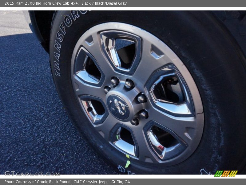Black / Black/Diesel Gray 2015 Ram 2500 Big Horn Crew Cab 4x4