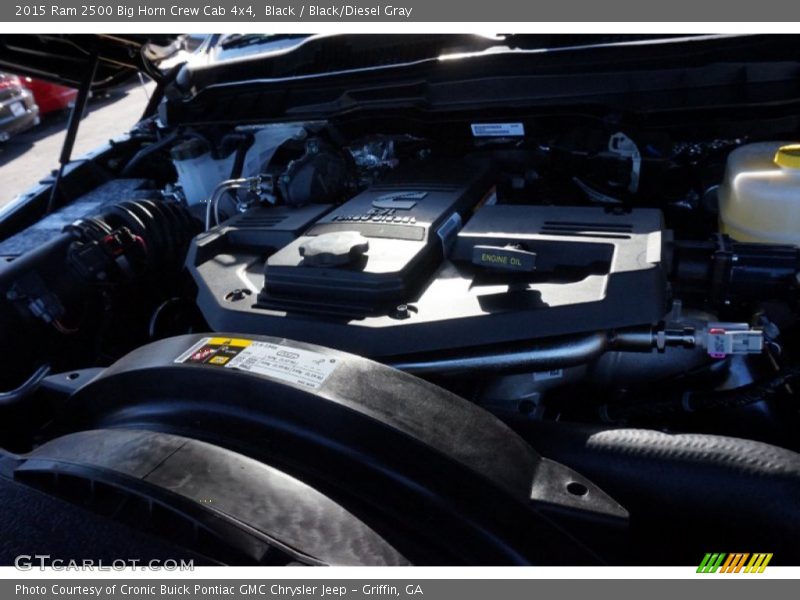 Black / Black/Diesel Gray 2015 Ram 2500 Big Horn Crew Cab 4x4