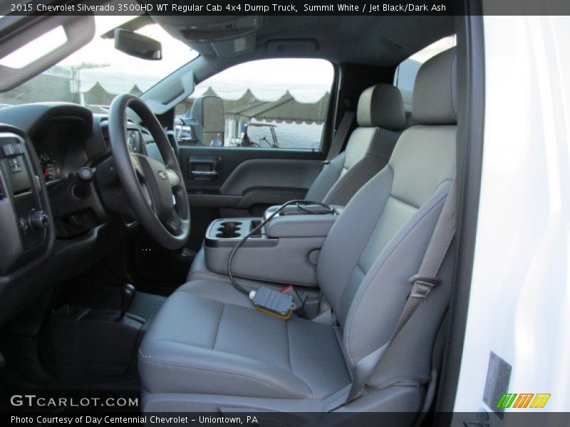 Summit White / Jet Black/Dark Ash 2015 Chevrolet Silverado 3500HD WT Regular Cab 4x4 Dump Truck