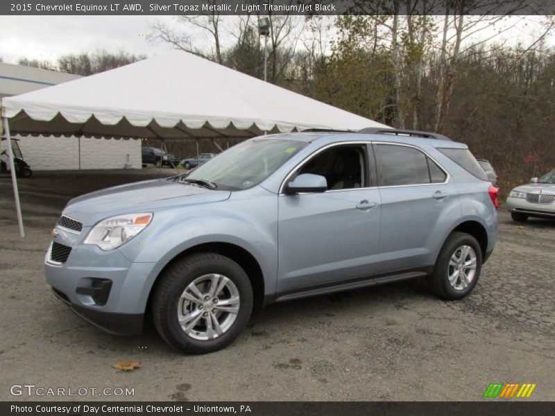Silver Topaz Metallic / Light Titanium/Jet Black 2015 Chevrolet Equinox LT AWD