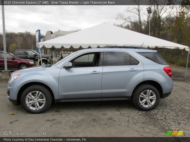 Silver Topaz Metallic / Light Titanium/Jet Black 2015 Chevrolet Equinox LT AWD