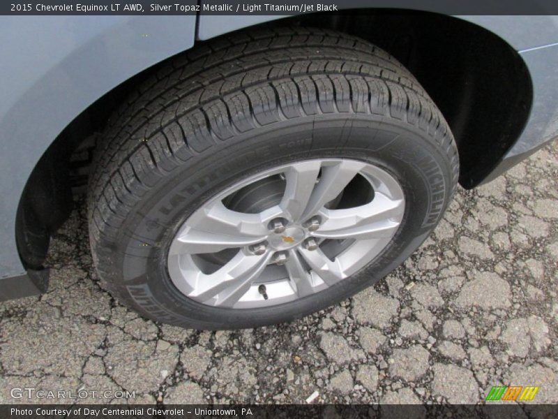Silver Topaz Metallic / Light Titanium/Jet Black 2015 Chevrolet Equinox LT AWD
