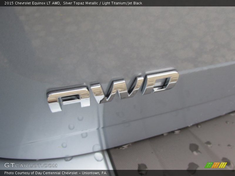 Silver Topaz Metallic / Light Titanium/Jet Black 2015 Chevrolet Equinox LT AWD