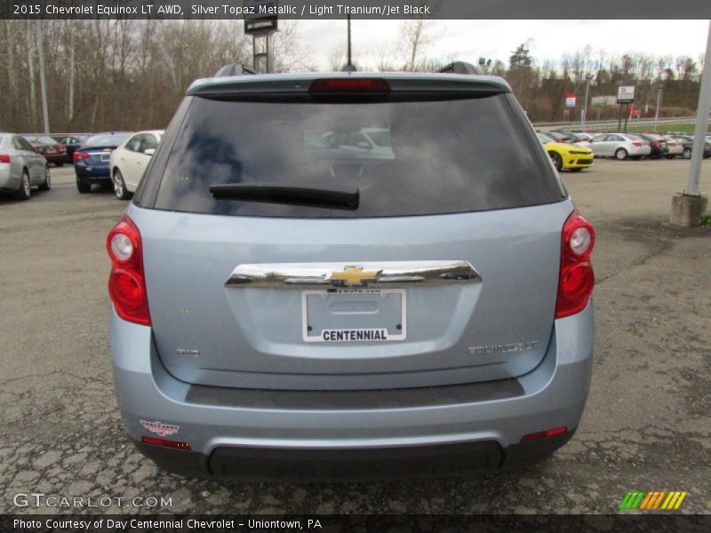 Silver Topaz Metallic / Light Titanium/Jet Black 2015 Chevrolet Equinox LT AWD