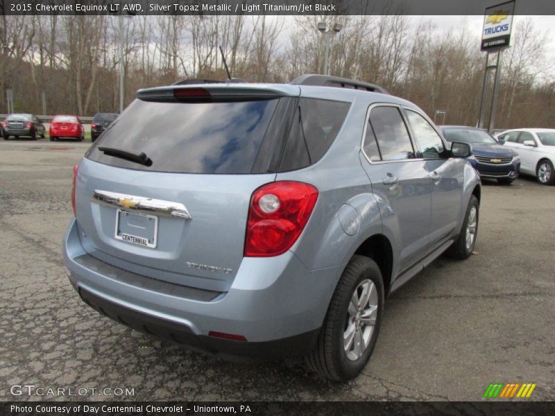 Silver Topaz Metallic / Light Titanium/Jet Black 2015 Chevrolet Equinox LT AWD