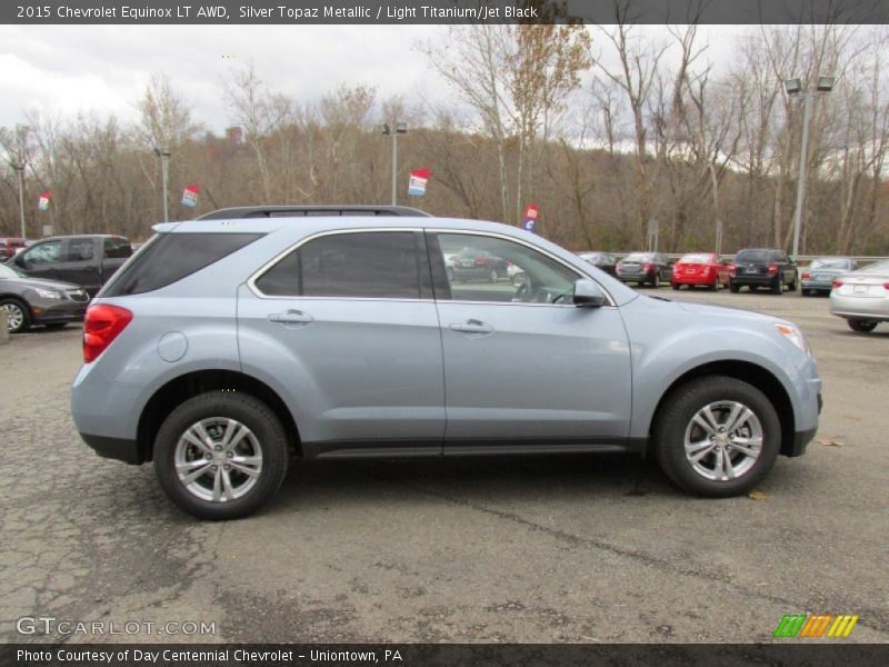 Silver Topaz Metallic / Light Titanium/Jet Black 2015 Chevrolet Equinox LT AWD