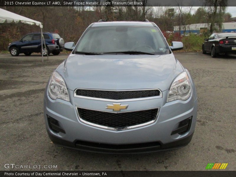 Silver Topaz Metallic / Light Titanium/Jet Black 2015 Chevrolet Equinox LT AWD