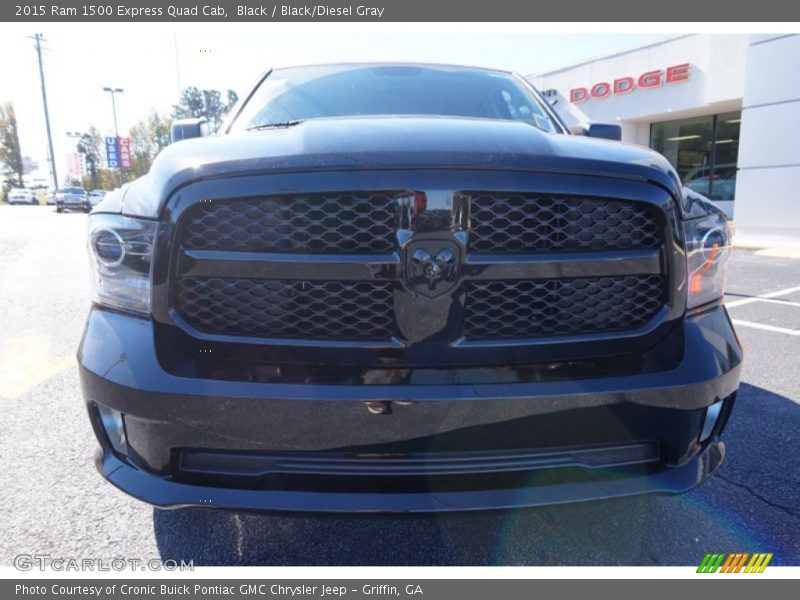 Black / Black/Diesel Gray 2015 Ram 1500 Express Quad Cab