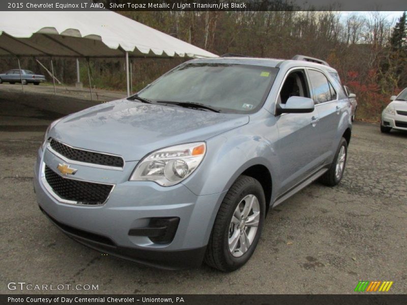 Silver Topaz Metallic / Light Titanium/Jet Black 2015 Chevrolet Equinox LT AWD