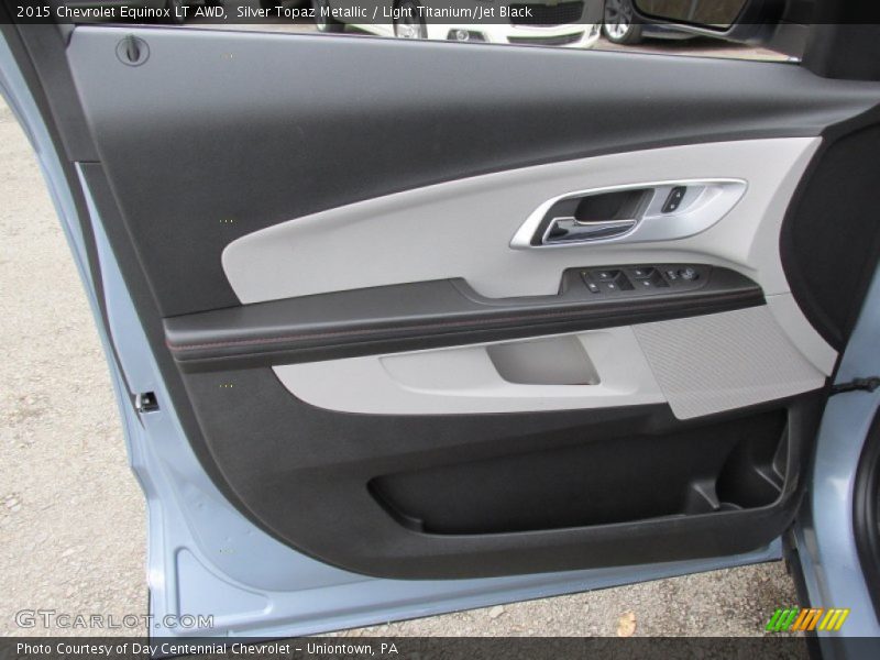 Silver Topaz Metallic / Light Titanium/Jet Black 2015 Chevrolet Equinox LT AWD