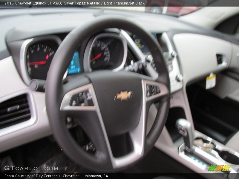 Silver Topaz Metallic / Light Titanium/Jet Black 2015 Chevrolet Equinox LT AWD