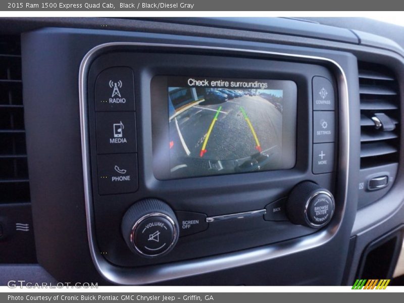 Black / Black/Diesel Gray 2015 Ram 1500 Express Quad Cab