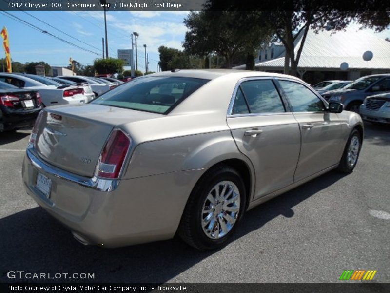 Cashmere Pearl / Black/Light Frost Beige 2012 Chrysler 300