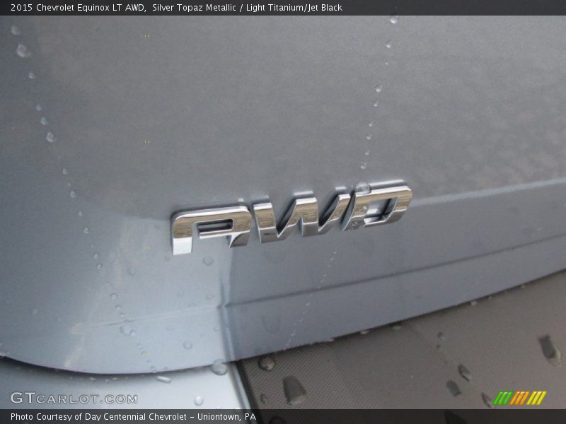 Silver Topaz Metallic / Light Titanium/Jet Black 2015 Chevrolet Equinox LT AWD
