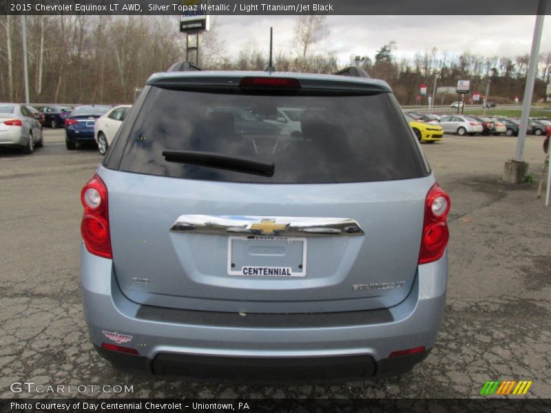 Silver Topaz Metallic / Light Titanium/Jet Black 2015 Chevrolet Equinox LT AWD