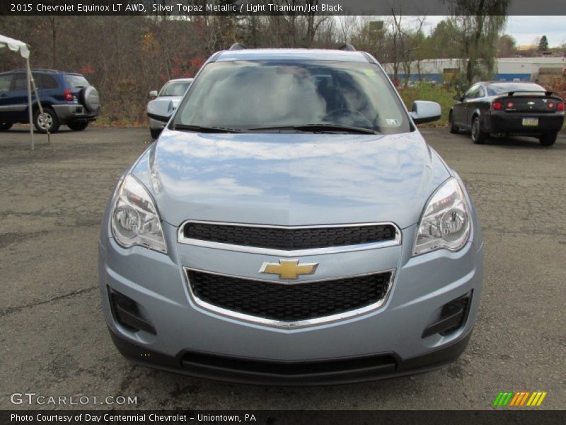 Silver Topaz Metallic / Light Titanium/Jet Black 2015 Chevrolet Equinox LT AWD