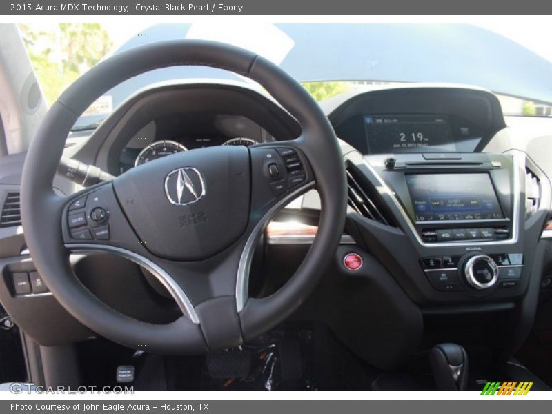 Crystal Black Pearl / Ebony 2015 Acura MDX Technology