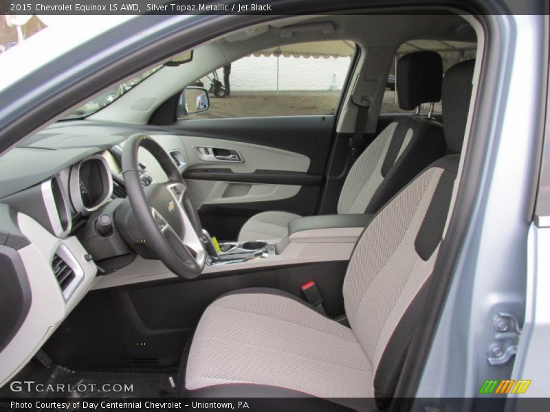 Silver Topaz Metallic / Jet Black 2015 Chevrolet Equinox LS AWD