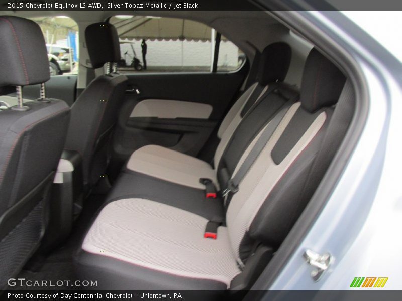 Silver Topaz Metallic / Jet Black 2015 Chevrolet Equinox LS AWD