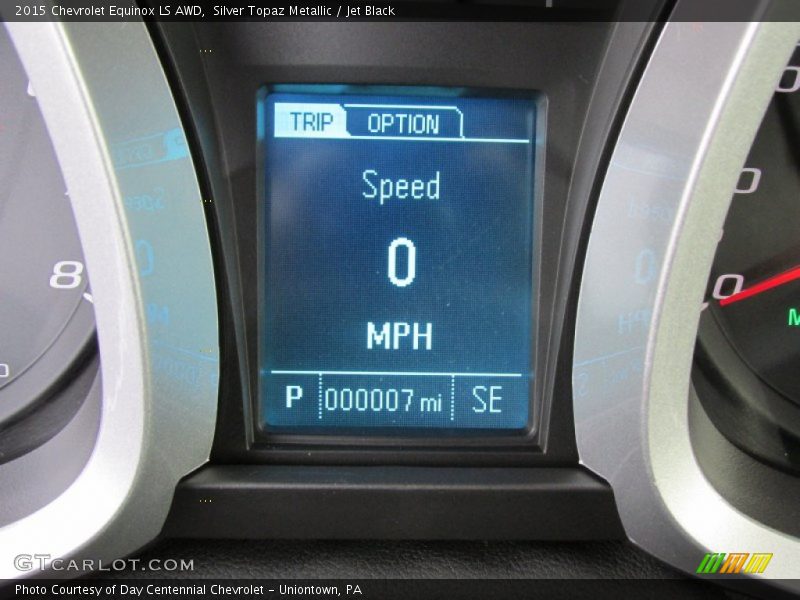 Silver Topaz Metallic / Jet Black 2015 Chevrolet Equinox LS AWD