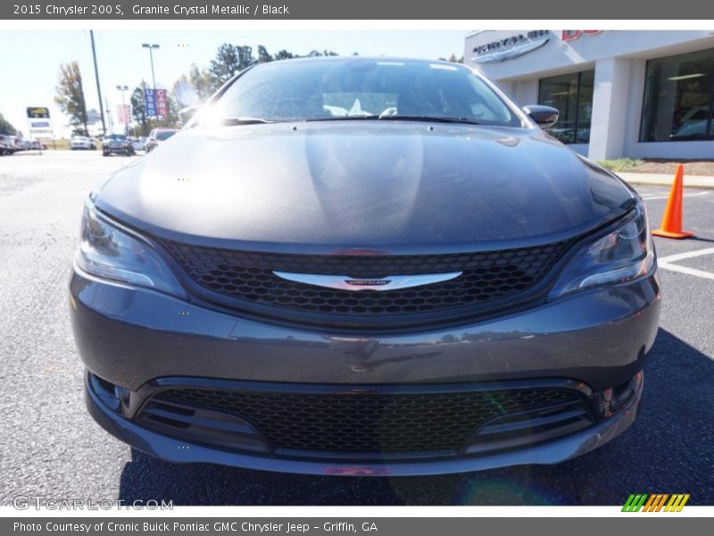 Granite Crystal Metallic / Black 2015 Chrysler 200 S