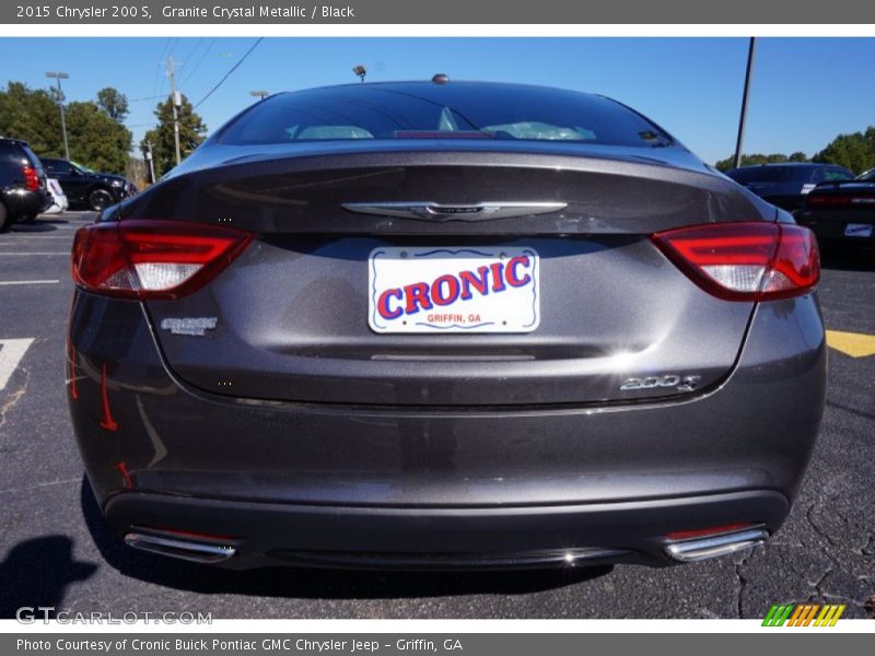 Granite Crystal Metallic / Black 2015 Chrysler 200 S