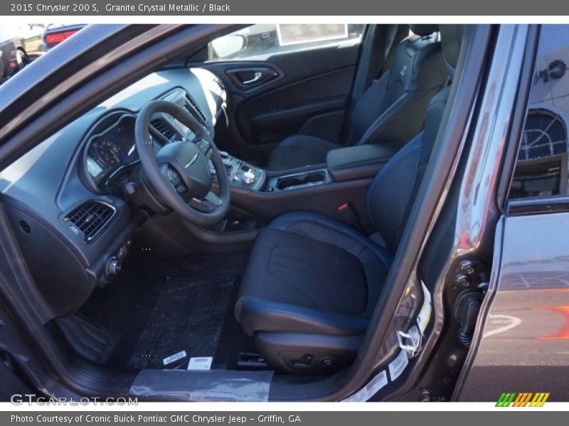Granite Crystal Metallic / Black 2015 Chrysler 200 S