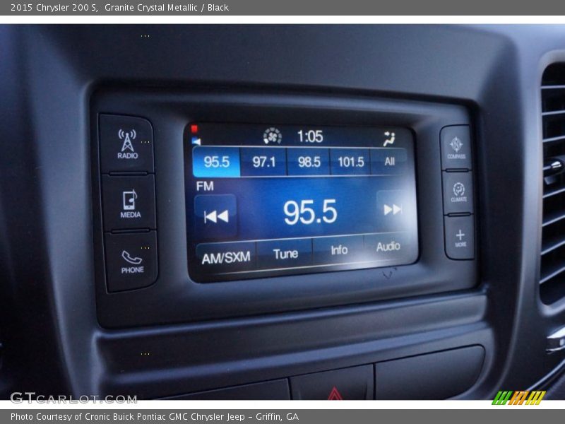 Granite Crystal Metallic / Black 2015 Chrysler 200 S