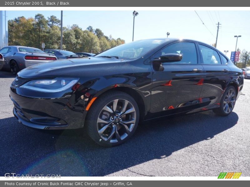 Black / Black 2015 Chrysler 200 S