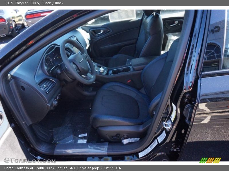 Black / Black 2015 Chrysler 200 S