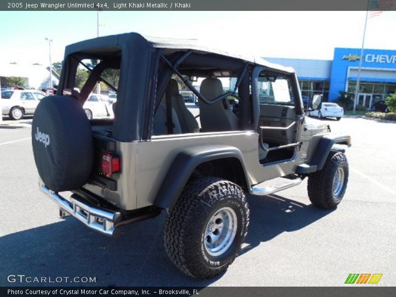 Light Khaki Metallic / Khaki 2005 Jeep Wrangler Unlimited 4x4