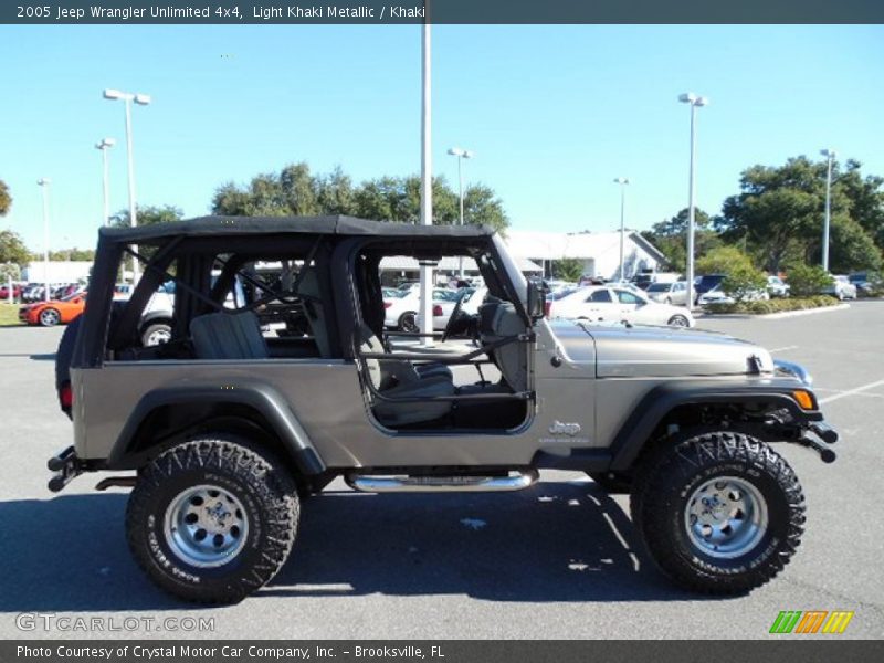 Light Khaki Metallic / Khaki 2005 Jeep Wrangler Unlimited 4x4