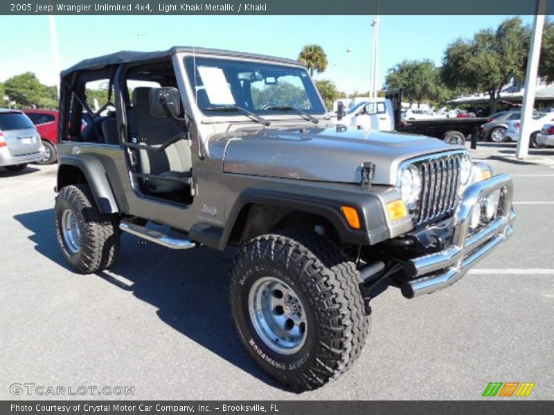 Light Khaki Metallic / Khaki 2005 Jeep Wrangler Unlimited 4x4