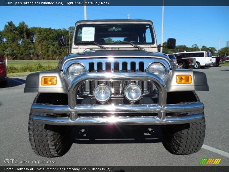 Light Khaki Metallic / Khaki 2005 Jeep Wrangler Unlimited 4x4