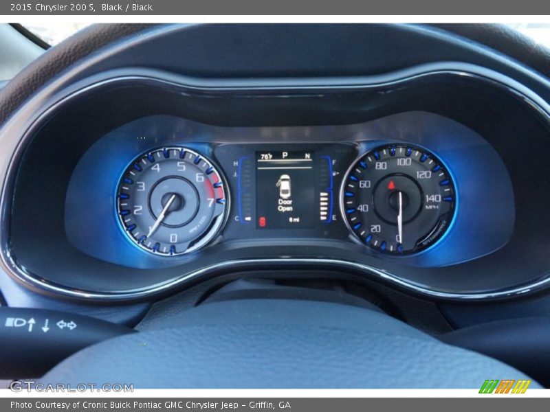 Black / Black 2015 Chrysler 200 S