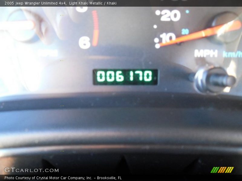 Light Khaki Metallic / Khaki 2005 Jeep Wrangler Unlimited 4x4