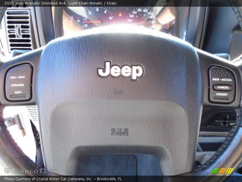 Light Khaki Metallic / Khaki 2005 Jeep Wrangler Unlimited 4x4