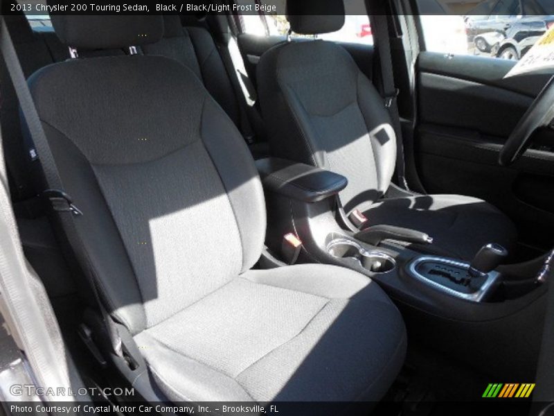 Black / Black/Light Frost Beige 2013 Chrysler 200 Touring Sedan